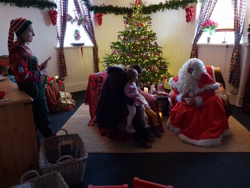 santas grotto father christmas castle howard