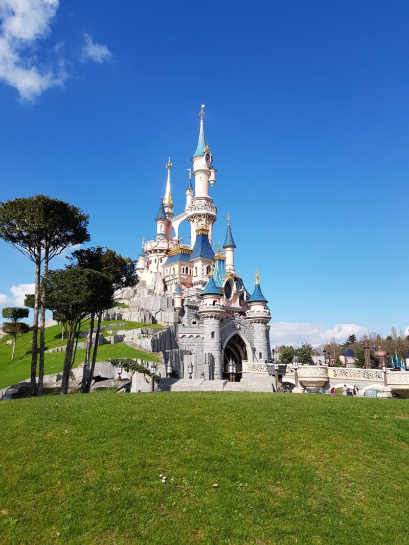 disneyland paris castle with kids toddlers