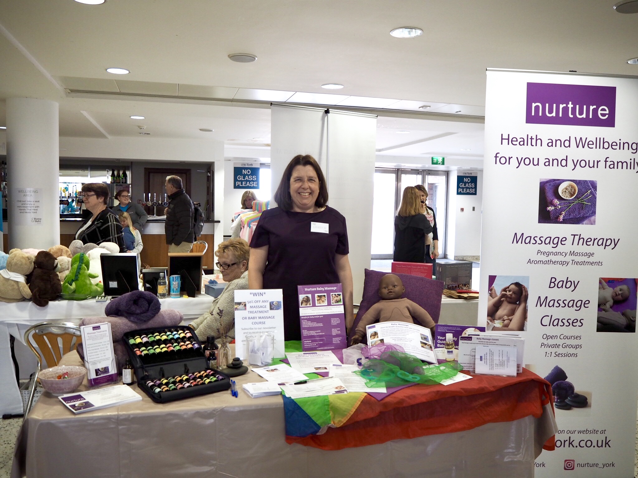 nurture wellbeing massage york bump baby expo