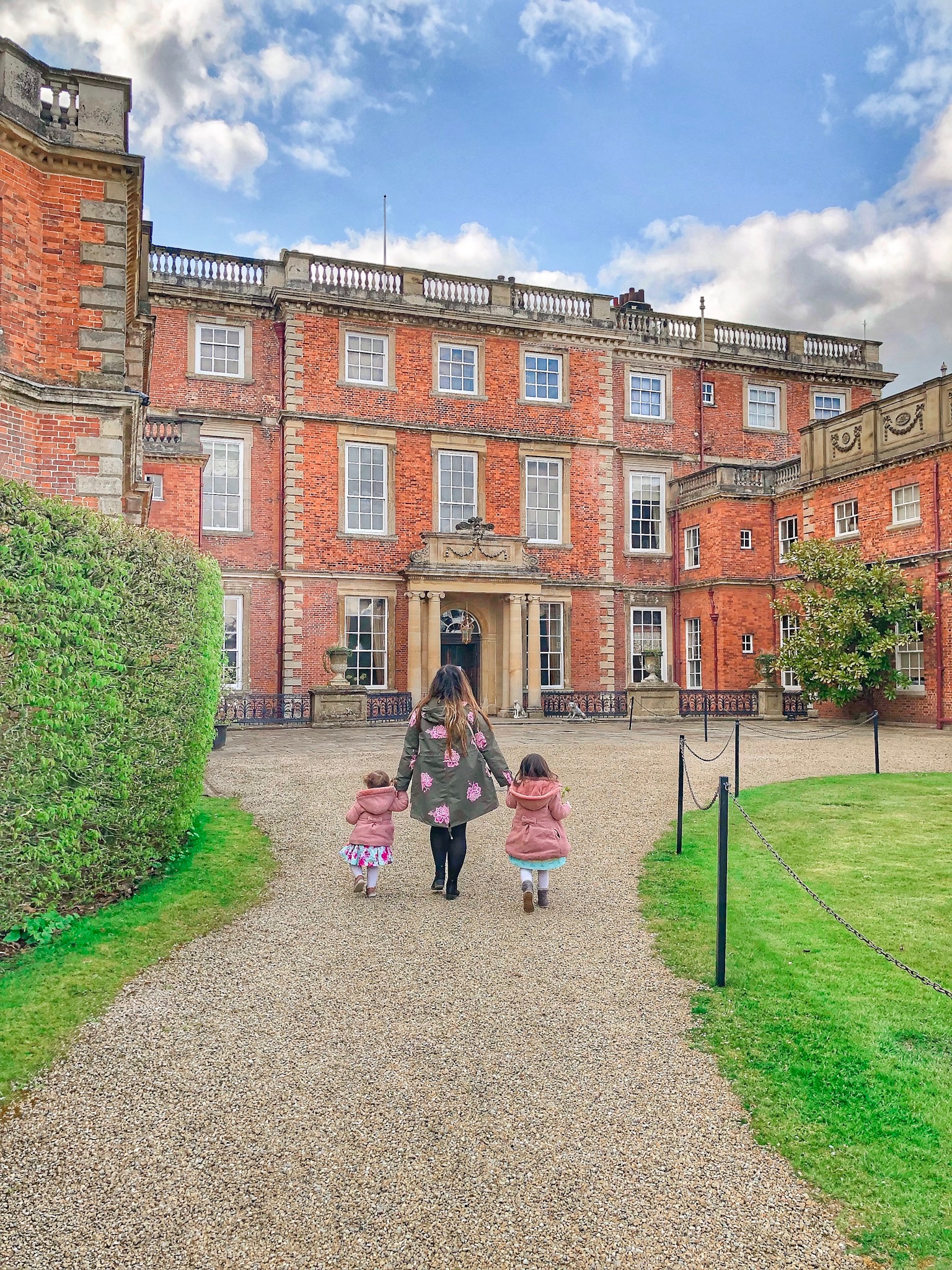 newby hall with kids